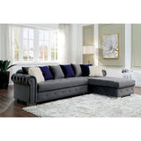  Furniture of America Wilmington Fabric Sectional CM6239GY-SECT IMAGE 2
