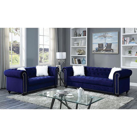  Furniture of America Giacomo CM6240BL-LV-PK Loveseat IMAGE 2