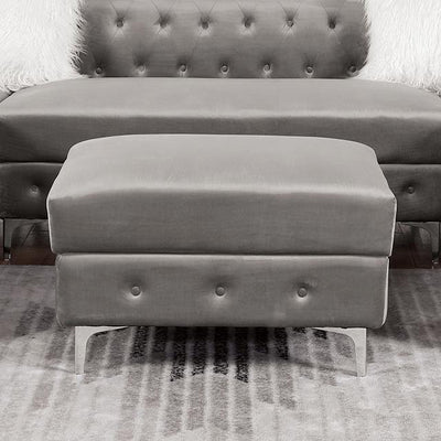  Furniture of America Ciabattoni CM6256GY-OT Ottoman IMAGE 1