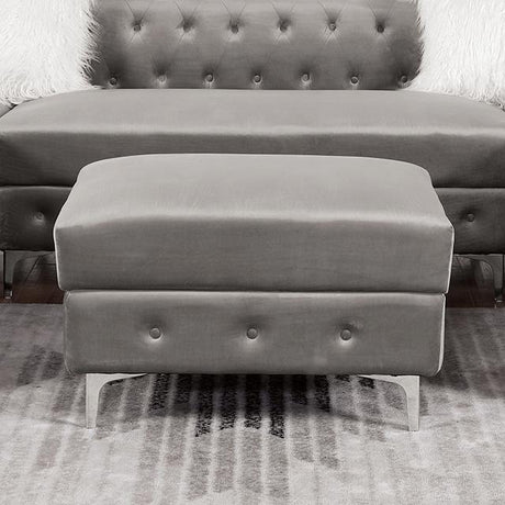  Furniture of America Ciabattoni CM6256GY-OT Ottoman IMAGE 1