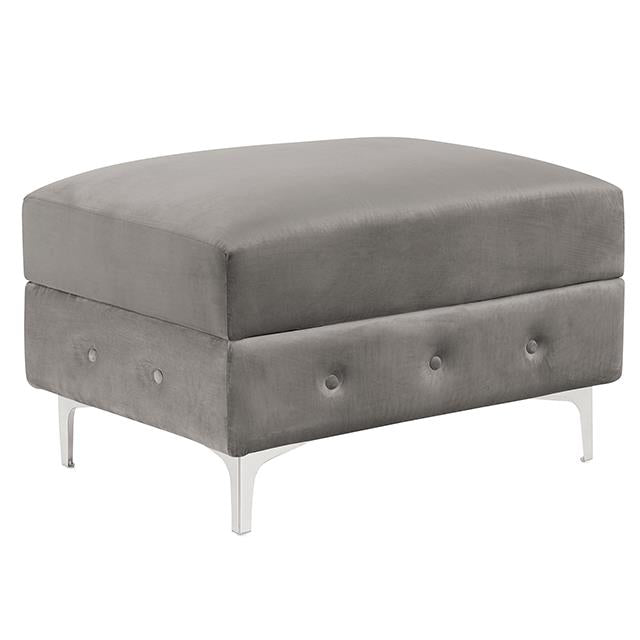  Furniture of America Ciabattoni CM6256GY-OT Ottoman IMAGE 3