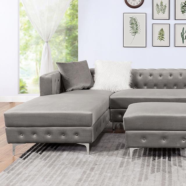  Furniture of America Ciabattoni CM6256GY-SECT Sectional IMAGE 1