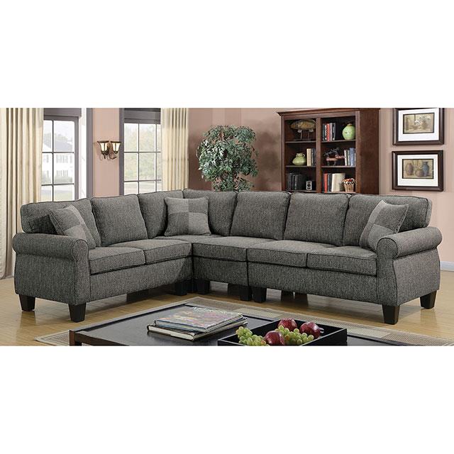  Furniture of America Rhian CM6329GY-SECT-VN Sectional IMAGE 1
