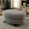  Furniture of America Sarin Fabric Ottoman CM6370-OT IMAGE 1