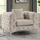  Furniture of America Sapphira CM6498BG-CH-PK Chair IMAGE 1