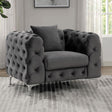  Furniture of America Sapphira CM6498DG-CH-PK Chair IMAGE 1
