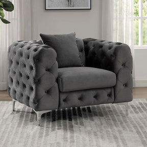  Furniture of America Sapphira CM6498DG-CH-PK Chair IMAGE 1