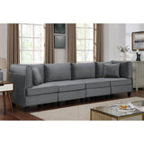  Furniture of America Sandrine Stationary Fabric Sofa CM6499-SF-L IMAGE 2