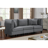  Furniture of America Sandrine Stationary Fabric Sofa CM6499-SF IMAGE 2