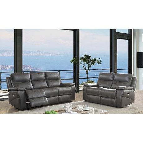  Furniture of America Lila CM6540-LV-PM Power-Assist Love Seat IMAGE 1