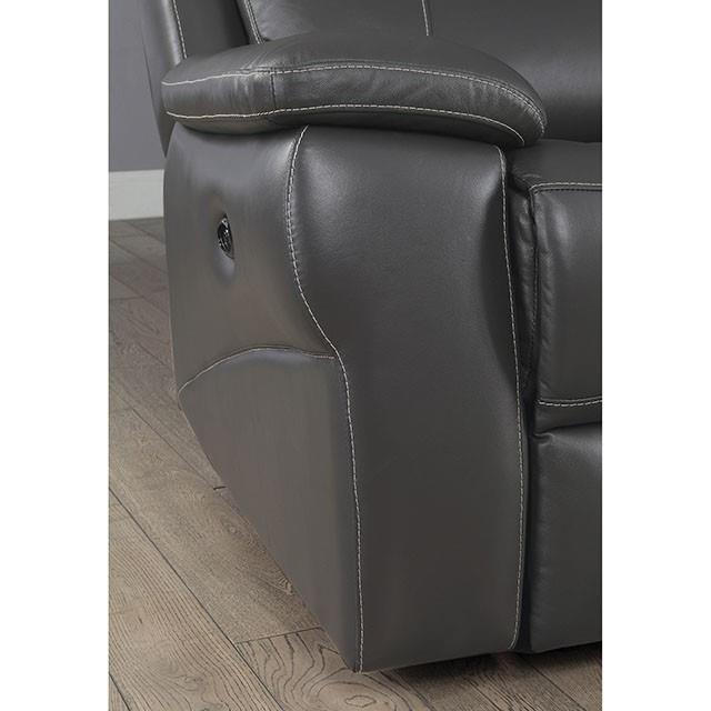  Furniture of America Lila CM6540-LV-PM Power-Assist Love Seat IMAGE 3
