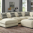  Furniture of America Kaylee Fabric Sectional CM6587BG-SECT+OT IMAGE 1