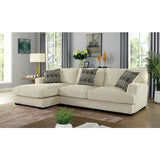  Furniture of America Kaylee Fabric Sectional CM6587BG-SECT-L IMAGE 2