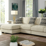  Furniture of America Kaylee Fabric Sectional CM6587BG-SECT-LL IMAGE 1