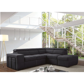  Furniture of America Athene Fabric Sectional CM6603-SECT IMAGE 1