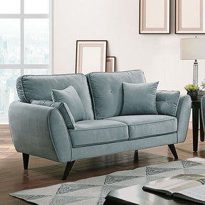  Furniture of America Phillipa Stationary Fabric Loveseat CM6610-LV IMAGE 1