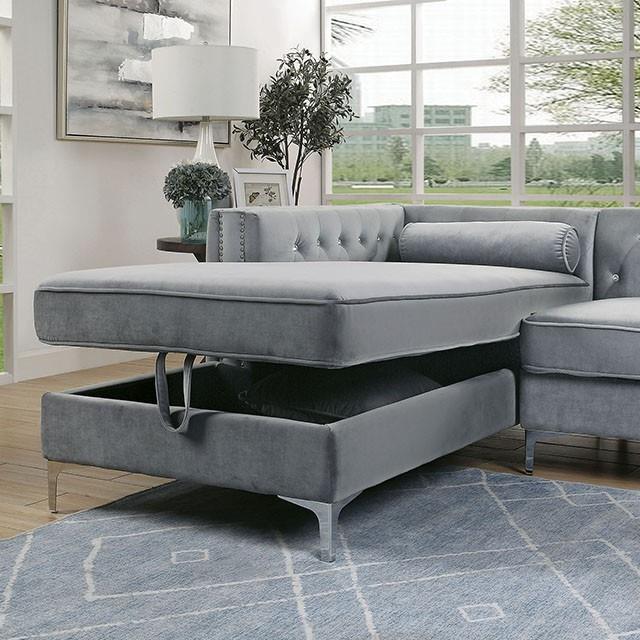  Furniture of America Amie CM6652GY-SECT Sectional IMAGE 3
