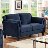  Furniture of America Ysabel Stationary Fabric Loveseat CM6716NV-LV-PK IMAGE 3