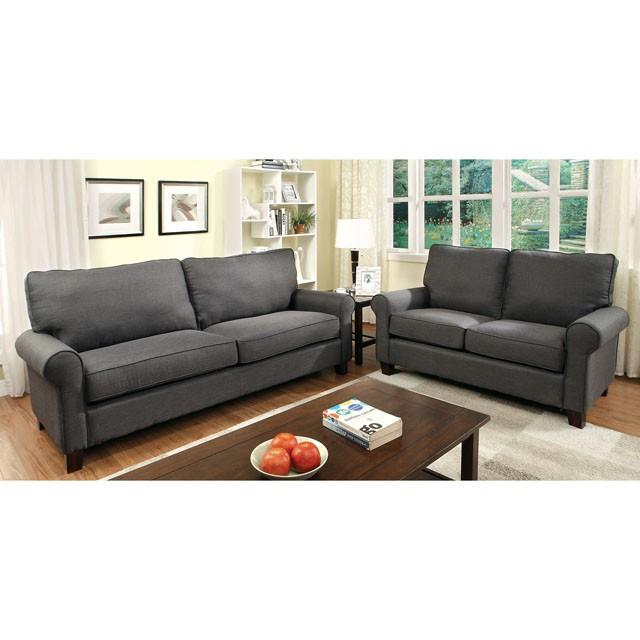  Furniture of America Hensel CM6760GY-CH Chair IMAGE 1