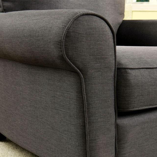  Furniture of America Hensel CM6760GY-CH Chair IMAGE 2