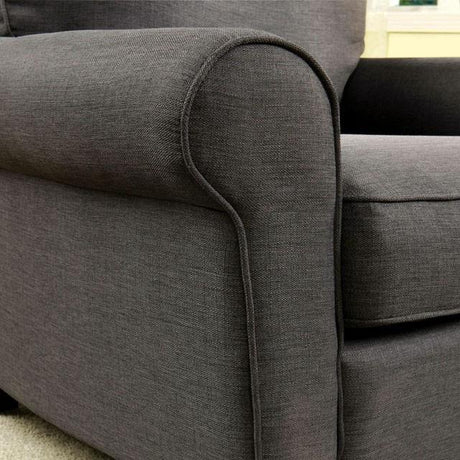  Furniture of America Hensel CM6760GY-CH Chair IMAGE 2