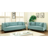  Furniture of America Sofia Stationary Fabric Loveseat CM6761BL-LV-PK IMAGE 1
