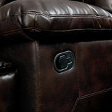  Furniture of America Glasgow Reclining Leather Sectional CM6822BR-TSP-SECT IMAGE 5