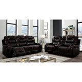  Furniture of America Marley CM6894BR-LV Power Love Seat IMAGE 2