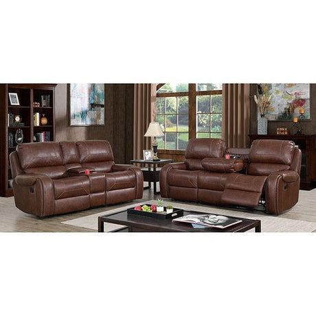  Furniture of America Walter CM6950BR-LV Love Seat IMAGE 2