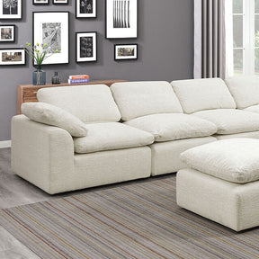  Furniture of America Joel Fabric Sectional CM6974BG-6SEAT IMAGE 1