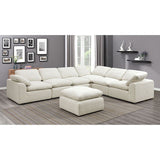  Furniture of America Joel Fabric Sectional CM6974BG-6SEAT IMAGE 2