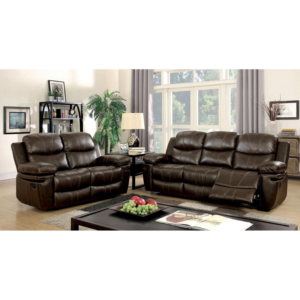  Furniture of America Listowel CM6992-LV Love Seat IMAGE 2