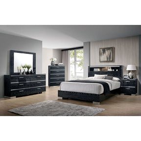  Furniture of America Carlie CM7049BK-M Mirror IMAGE 1