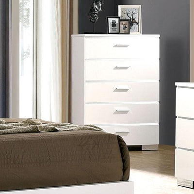  Furniture of America Carlie CM7049WH-C Chest IMAGE 1