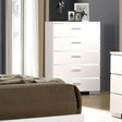  Furniture of America Carlie CM7049WH-C Chest IMAGE 1