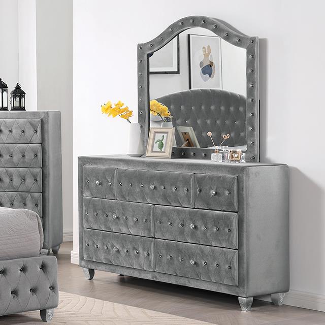  Furniture of America Zohar 7-Drawer Dresser CM7130GY-D IMAGE 1