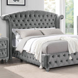  Furniture of America Zohar King Bed CM7130GY-EK-BED IMAGE 1