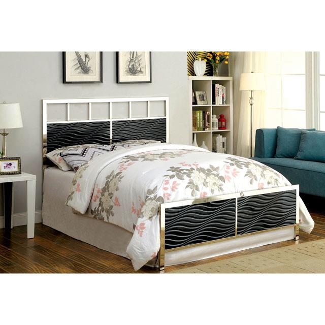  Furniture of America Calvin CM7131BK-Q Queen Bed IMAGE 1