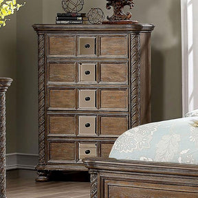  Furniture of America Timandra 5-Drawer Chest CM7145C IMAGE 1