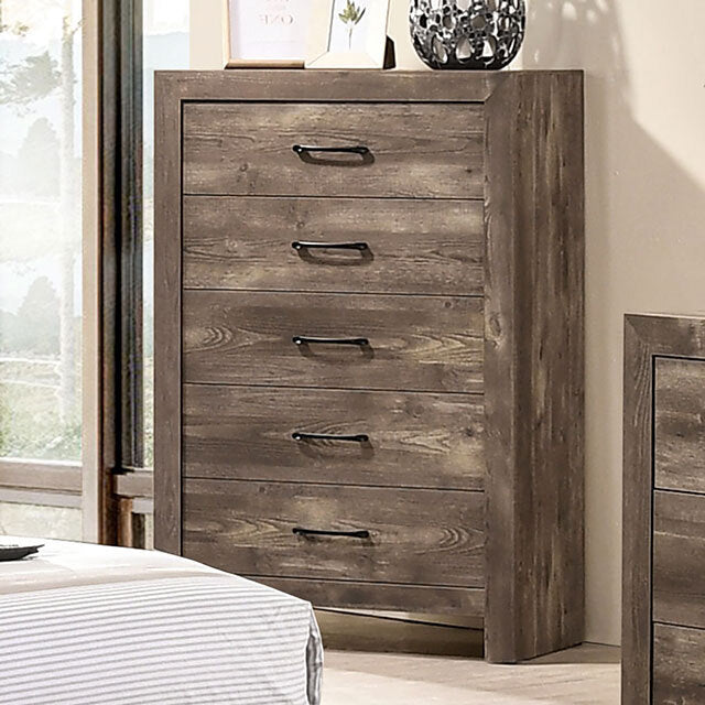 Furniture of America Larissa 5-Drawer Chest CM7149C IMAGE 1