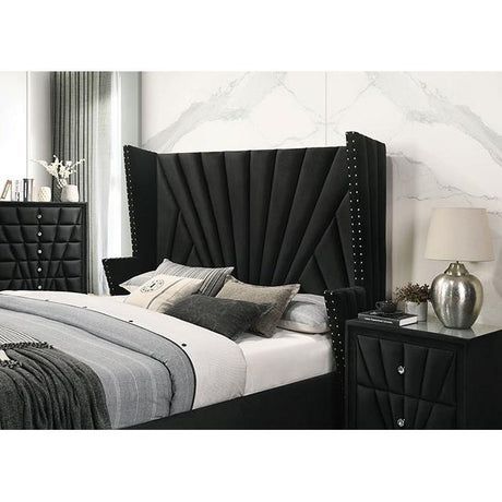  Furniture of America Carissa CM7164BK-CK-BED Cal.King Bed IMAGE 3