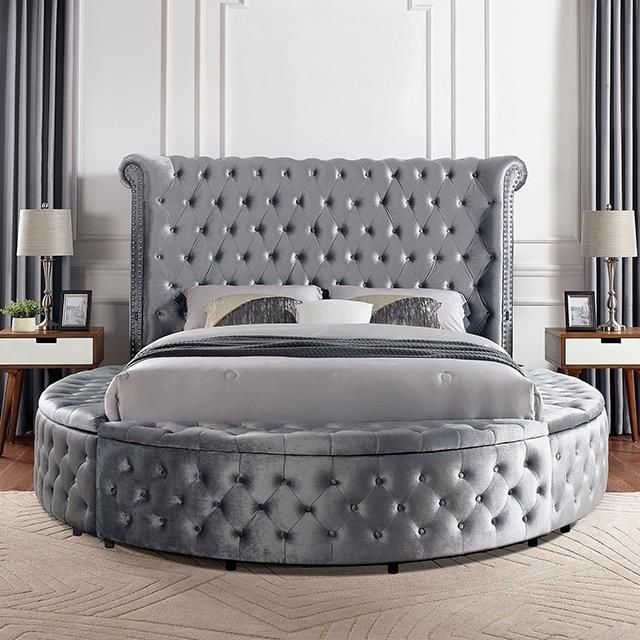  Furniture of America Sansom CM7178GY-Q-BED Queen Bed IMAGE 4