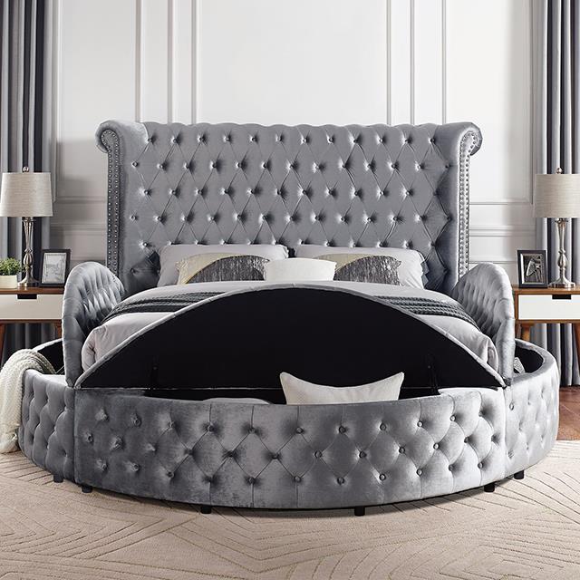  Furniture of America Sansom CM7178GY-Q-BED Queen Bed IMAGE 5