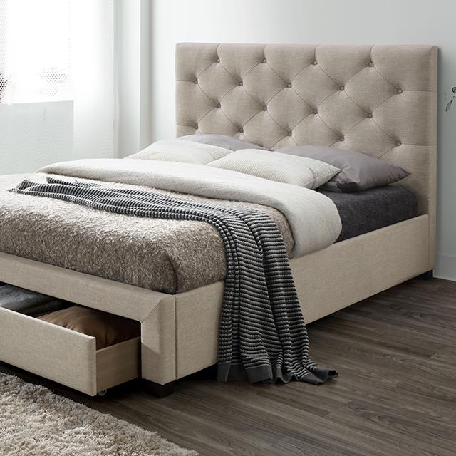  Furniture of America Sybella CM7218BG-CK-BED Cal.King Bed IMAGE 1