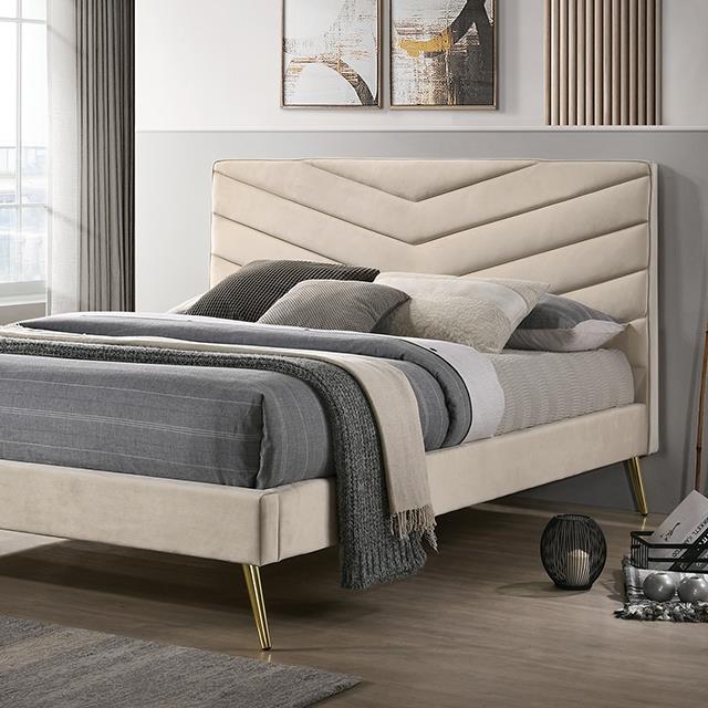  Furniture of America Vivar CM7220BG-T-BED Twin Bed IMAGE 1