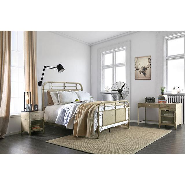  Furniture of America Haldus CM7502IV-CK Cal.King Bed IMAGE 1
