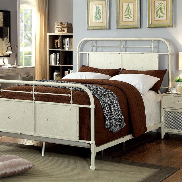  Furniture of America Haldus CM7502WH-T Twin Bed IMAGE 2