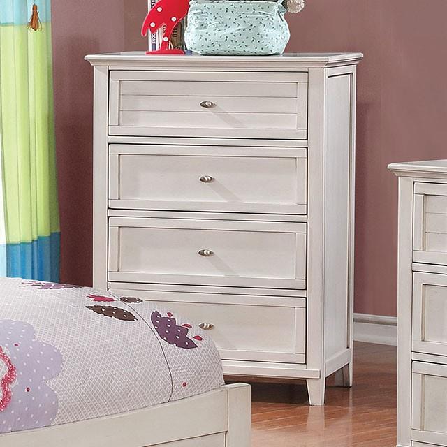  Furniture of America Brogan CM7517WH-C Chest IMAGE 1
