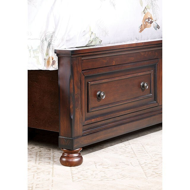  Furniture of America Wells California King Bed CM7548CH-DR-CK-BED IMAGE 4