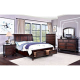  Furniture of America Wells King Bed CM7548CH-DR-EK-BED IMAGE 2